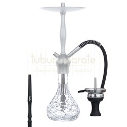 Narghilele, Narghilea Aladin Admiral Silver 50 CM, TuburiAparate.ro