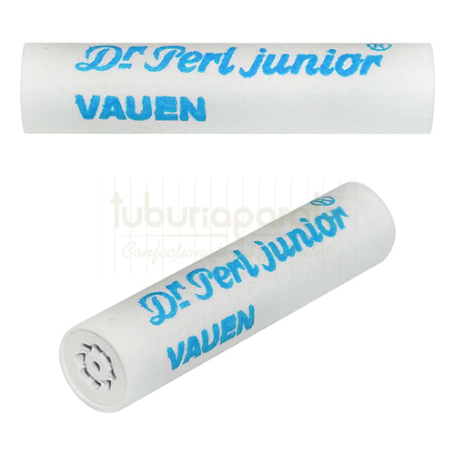Filtre pipa Vauen Slim 6 mm Carbon Filtre pentru fumat pipa de 6 mm slim cu carbon activ marca Vauen Dr. Perl Junior (30 bucati)