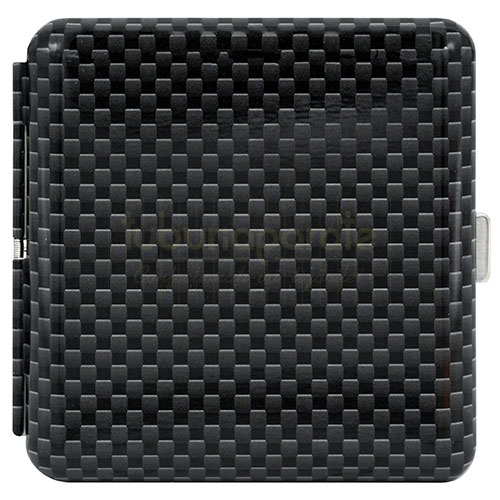 Tabachera Tigari Angel 47 - carbon optic Tabachera metalica pentru tigari cu exterior print carbon optic marca Angel