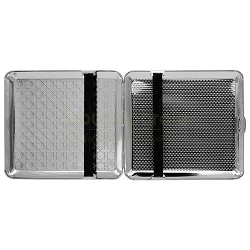 Tabachera Tigari Angel 25 Tabachera metalica pentru pastrat tigari rulate cu exterior cromat marca Angel