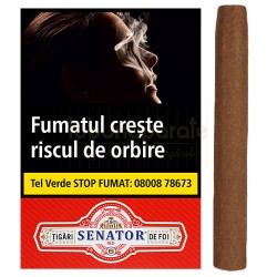 Tigari de foi fara filtru, Tigari de foi Senator Red 55g (6), TuburiAparate.ro