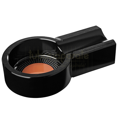 421090 Scrumiera trabucuri Angelo Metal Black Scrumiera trabucuri confectionata din metal Angelo Metal Black