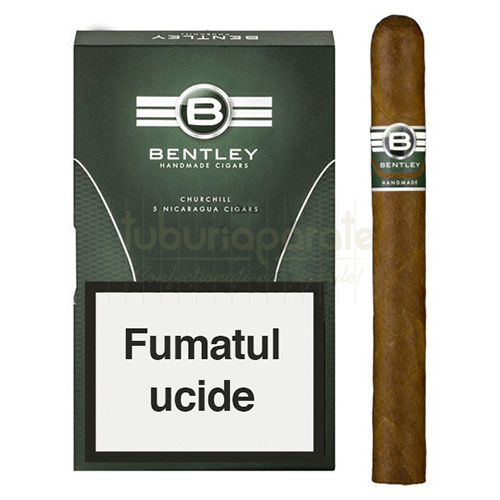 Trabucuri Bentley Churchill (5) Trabucuri de vanzare confectionate manual cu lungimea de 178 mm si inel de 56 (22 mm) marca Bentley Churchill