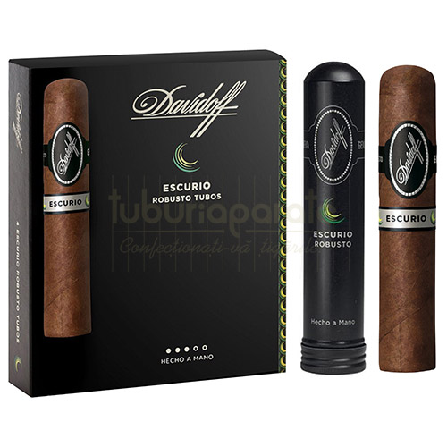 Trabucuri Davidoff Escurio Robusto (4) Pachet cu 4 trabucuri in tub de pastrare Davidoff Escurio Robusto