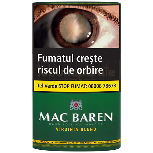 Tutun Mac Baren Virginia 30g Pachet cu 30 grame de tutun pentru rulat Mac Baren Virginia Blend