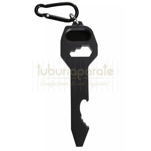 Breloc multifunctional Breloc multifunctional de tip cheie cu functii de pipa fumat, desfacator de sticle, grinder si cheie fixa