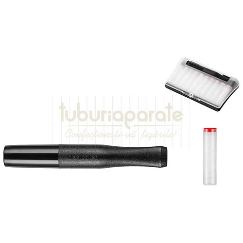 Porttigaret Denicotea Set Set complet porttigaret Denicotea Slim cu 10 filtre de rezerva incluse
