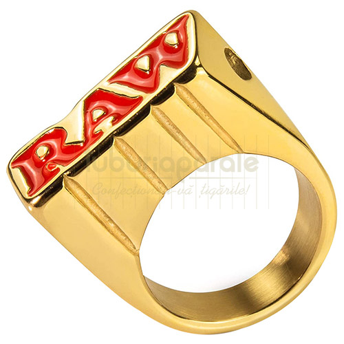 RAW Gold Ring 24K (11) Suport pentru conuri suflat cu aur de 24K RAW Gold Ring (11)