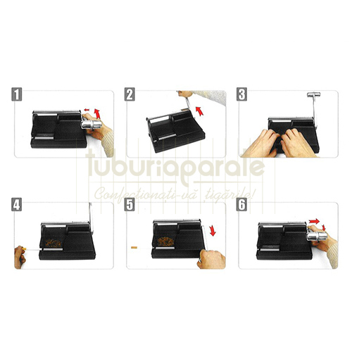 (resigilat) Aparat injectat tutun Powermatic 1+ Elite (resigilat) Aparat cu manivela pentru injectat tuburi tigari marca Powermatic 1+ Elite