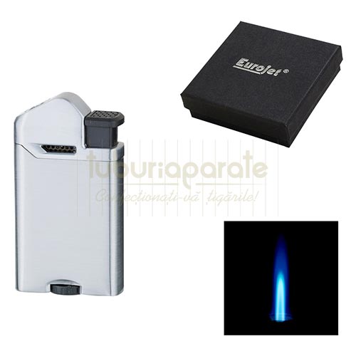 Bricheta Eurojet (antivant) 253009 Bricheta metalica cu flacara antivant si exterior cromat marca EuroJet 253009
