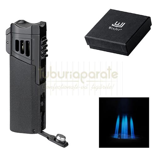 Bricheta trabucuri WinJet (punch) 221022 Bricheta cu suport si punch pentru trabucuri incluse WinJet 221022