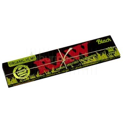 Foite Rulat Tutun Slim King Size, Foite rulat tutun RAW Black Organic Hemp KS Slim, TuburiAparate.ro