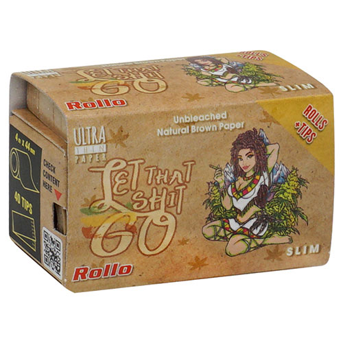 Foite Rollo Slim Brown Rola + Filter Tips (4 m) Foite Rollo Slim Brown Rola + Filter Tips (4 m)