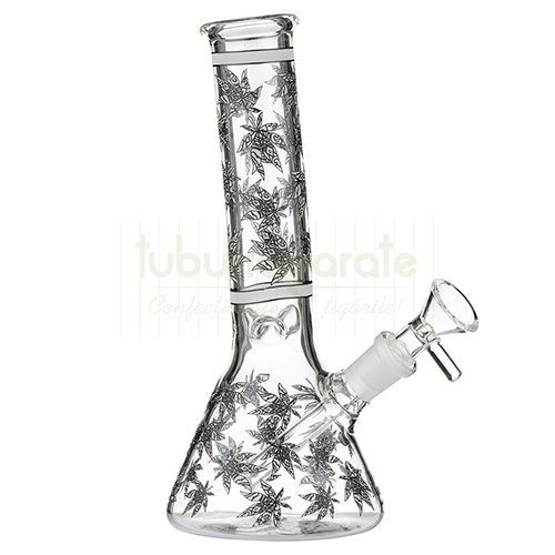 Bong Dreamliner 38 (19,5 cm) Bong pentru fumat confectionat integral din sticla cu inaltimea totala de 19,5 cm marca Dreamliner