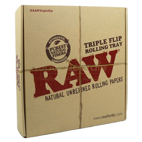 Tava RAW Bamboo Magnetic Triple Flip (bambus) Tava din bambus pentru rulat foite si depozitat accesoriile pentru fumat RAW Bamboo Magnetic Triple Flip