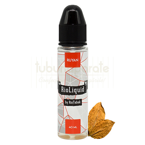 Lichid RioLiquid 40 ml Ruyan Tobacco Sticla cu 40 ml de lichid de calitate pentru tigari electronica cu aroma de tutun oriental si caramel RioLiquid Ruyan