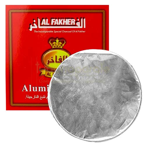 Folie aluminiu narghilea Sanita (20) Folie din aluminiu pentru carbuni de narghilea Sanita 20