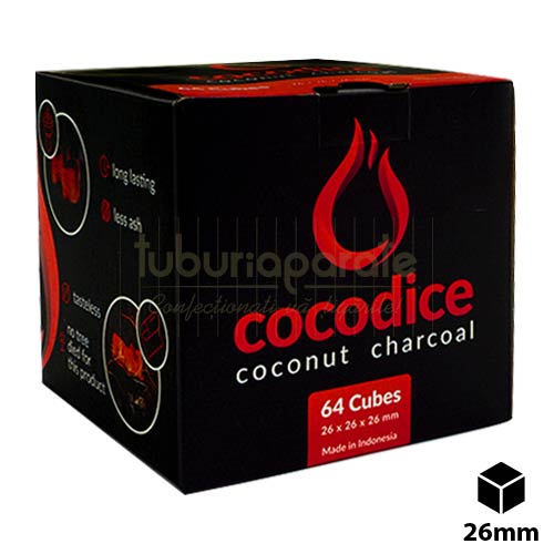 Carbuni narghilea Cocodice (1 KG) pachet cu 1 kg carbuni pentru narghilea