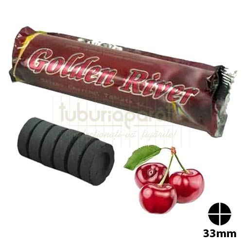 Carbuni Narghilea Golden River Cirese 33 mm Carbuni tablete pentru narghilea marca Golden River cirese 33 mm