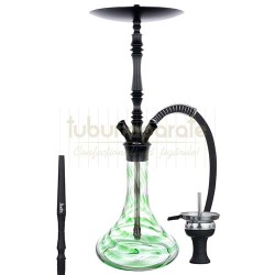 Narghilele, Narghilea Aladin Alux Admiral Green 62 CM, TuburiAparate.ro
