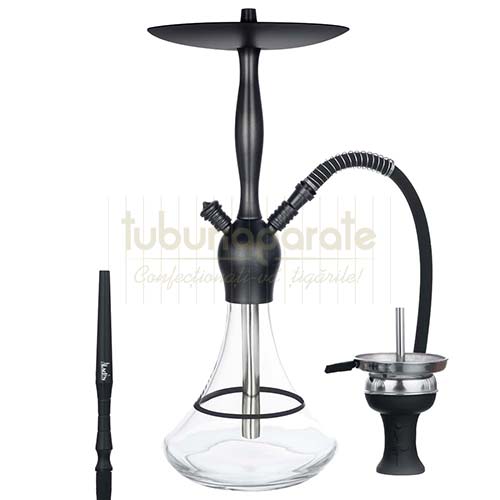 Narghilea Aladin Captain Black 50 CM Narghilea moderna de vanzare cu un furtun si inaltimea de 50 cm Aladin Captain Black