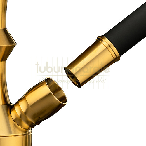 Narghilea Aladin MVP 360 Gold Red 36 CM Narghilea pentru fumat cu un furtun cu inaltimea de 36 cm Aladin MVP 360 Gold Red