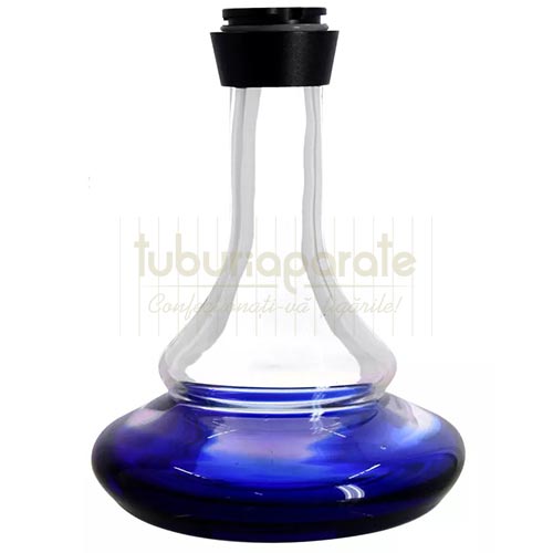 Narghilea Kaya Elox Twist Blue 62 CM Narghilea albastra de vanzare cu un furtun Kaya Elox Twist Blue 62 CM