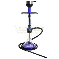 63555 Narghilea Kaya Elox Twist Blue 62 CM