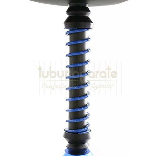 Narghilea Kaya Elox Twist Blue 62 CM Narghilea albastra de vanzare cu un furtun Kaya Elox Twist Blue 62 CM