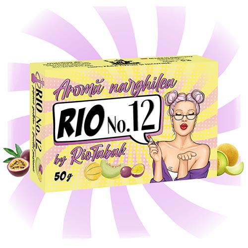 Aroma narghilea RIO No. 12 (pepene si fructul pasiunii) 50g