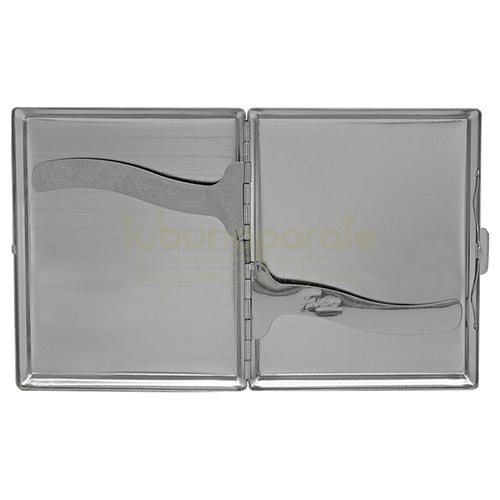 Tabachera Tigari Fummo Metal X4 Tabachera metalica cu exterior din metal pentru tigari marca Fummo
