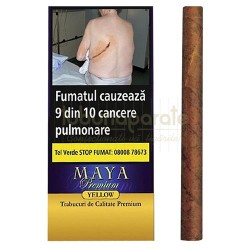 Tigari de foi Maya Premium Yellow Filter 15g (vanilie) 10