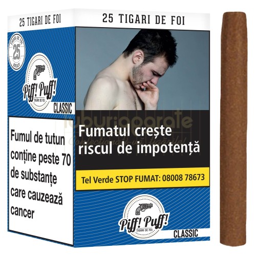 Tigari de foi Piff Puff Classic 240g (25) Tigari de foi ieftine de vanzare Piff Puff Classic 240g (25)