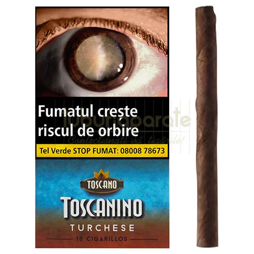 Explosives Get drunk Put Tigari din foi cu arome Toscanino Turchese | TuburiAparate.ro