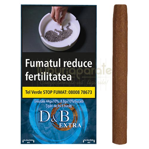 Tigari de foi DB Extra 44g (5) Tigari de foi DB Extra 44g (5)