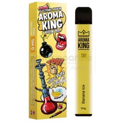 Vape unica folosinta, Narghilea electronica fara nicotina Aroma King Banana Ice (700) 0 mg, TuburiAparate.ro