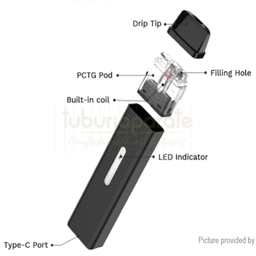 Tigara electronica Vaporesso XROS Mini Silver Kit tigara electronica ieftina si reincarcabila potrivita pentru incepatori sau avansati Vaporesso XROS Mini Silver
