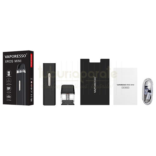 Tigara electronica Vaporesso XROS Mini Silver Kit tigara electronica ieftina si reincarcabila potrivita pentru incepatori sau avansati Vaporesso XROS Mini Silver