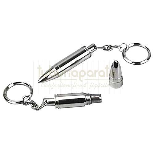 Punch trabucuri Bullet Chrome Punch metalic pentru trabucuri in forma de glont Bullet Chrome