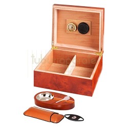 Humidor trabucuri, 920590 Set complet Humidor Trabucuri Angelo, TuburiAparate.ro