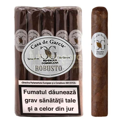 Trabucuri Casa de Garcia Robusto Maduro (10) Pachet cu 10 trabucuri Casa de Garcia Robusto Maduro de origine Republica Dominicana