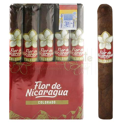 Trabucuri JDN Flor de Nicaragua Colorado Toro (10) Pachet cu 10 trabucuri lungi de vanzare Joya de Nicaragua Flor de Nicaragua Colorado Toro