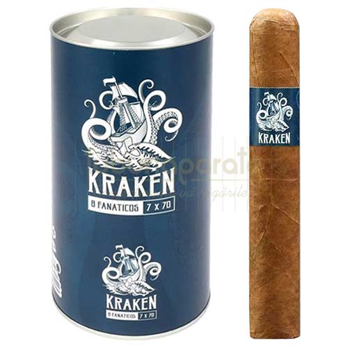 Trabucuri Kraken Fanaticos (8) Pachet cu 8 trabucuri lungi de origine nicaragua Kraken Fanaticos