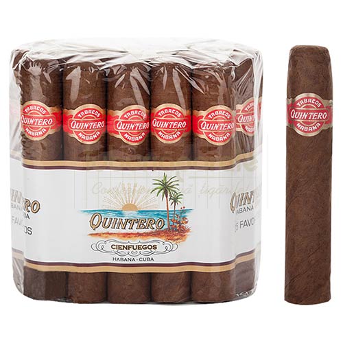 Folie cu 25 de trabucuri cubaneze ieftine de vanzare Quintero Favoritos