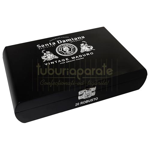 Trabucuri Santa Damiana Vintage Maduro Robusto (20) Cutie din lemn cu 20 de trabucuri de vanzare Santa Damiana Vintage Maduro Robusto