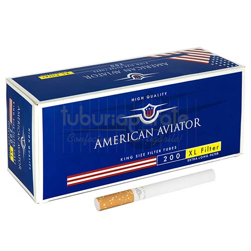 Tuburi Tigari American Aviator Extra Long (24 mm) 200 Tuburi Tigari American Aviator Extra Long (24 mm) 200
