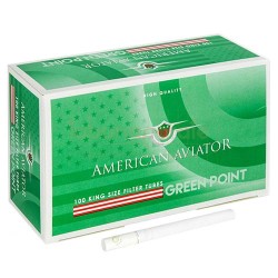 Tuburi Tigari American Green Point - click menthol 100 American Aviator - Tuburi Tigari American Green Point - click menthol 100