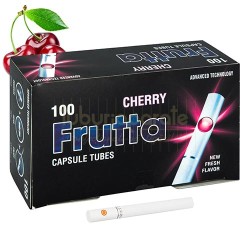 Tuburi Tigari Frutta Click Cherry (20 mm) 100 Tuburi  Tigari, Tuburi Tigari Frutta Click Cherry (20 mm) 100, TuburiAparate.ro