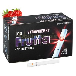 Tuburi Tigari Frutta Click Strawberry (20 mm) 100 Tuburi  Tigari, Tuburi Tigari Frutta Click Strawberry (20 mm) 100, TuburiAparate.ro