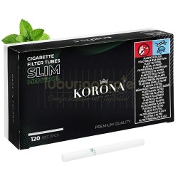 Tuburi Tigari Korona Slim Menthol 120 Tuburi  Tigari, Tuburi Tigari Korona Slim Menthol 120, TuburiAparate.ro